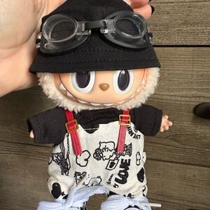 Charlie Brown outfit for labubu